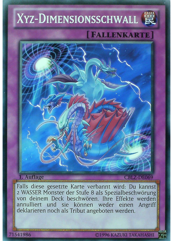 Xyz-Dimensionsschwall
