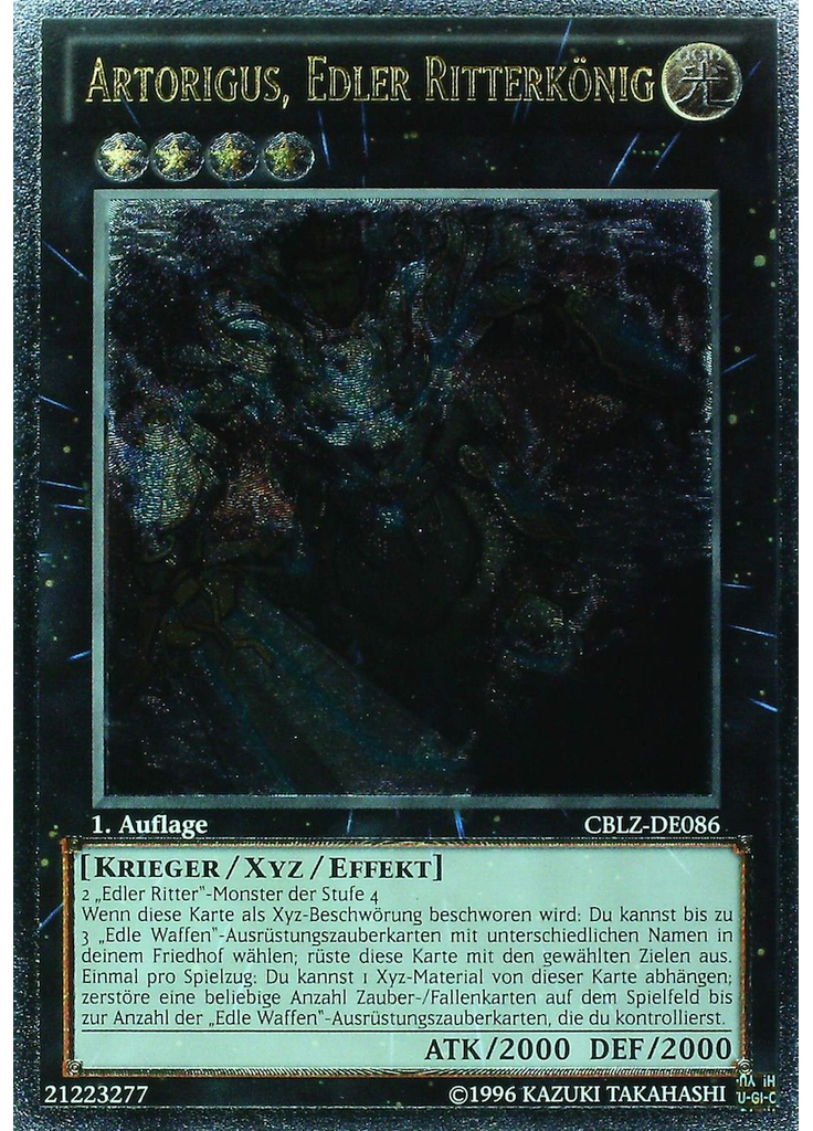 Artorigus, Edler Ritterkönig (Ultimate Rare 1st Edition)