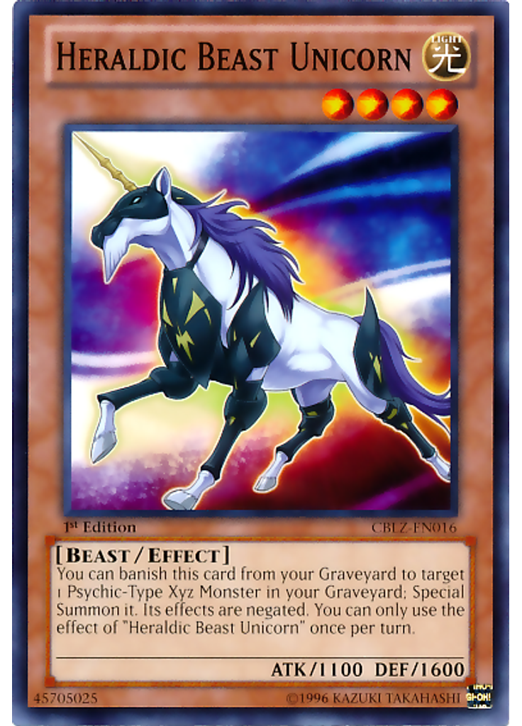 Heraldic Beast Unicorn