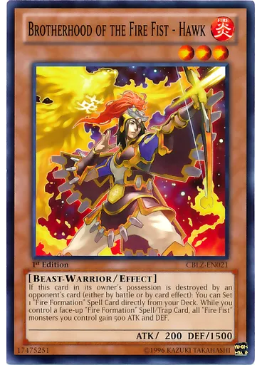 Brotherhood of the Fire Fist - Hawk