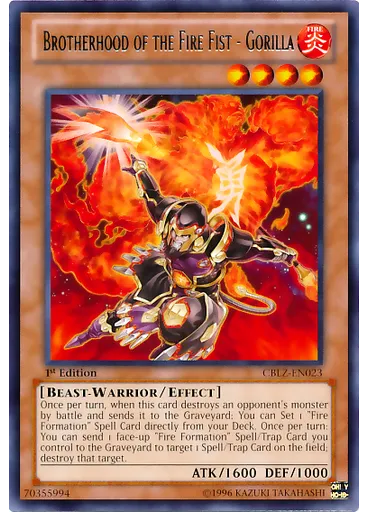 Brotherhood of the Fire Fist - Gorilla