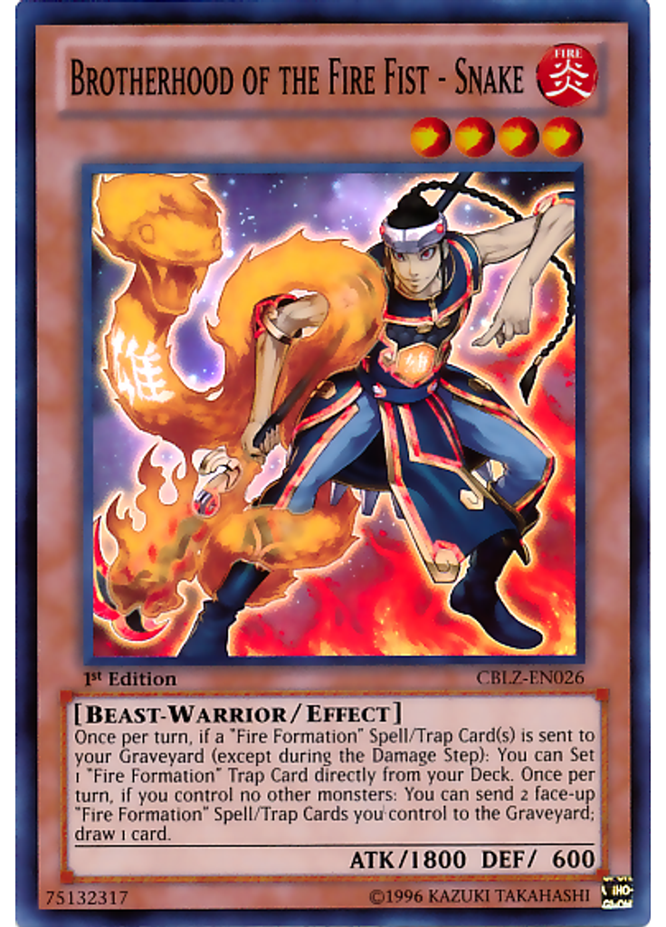 Brotherhood of the Fire Fist - Snake