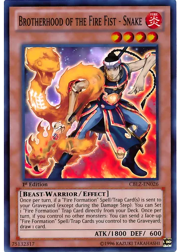 Brotherhood of the Fire Fist - Snake