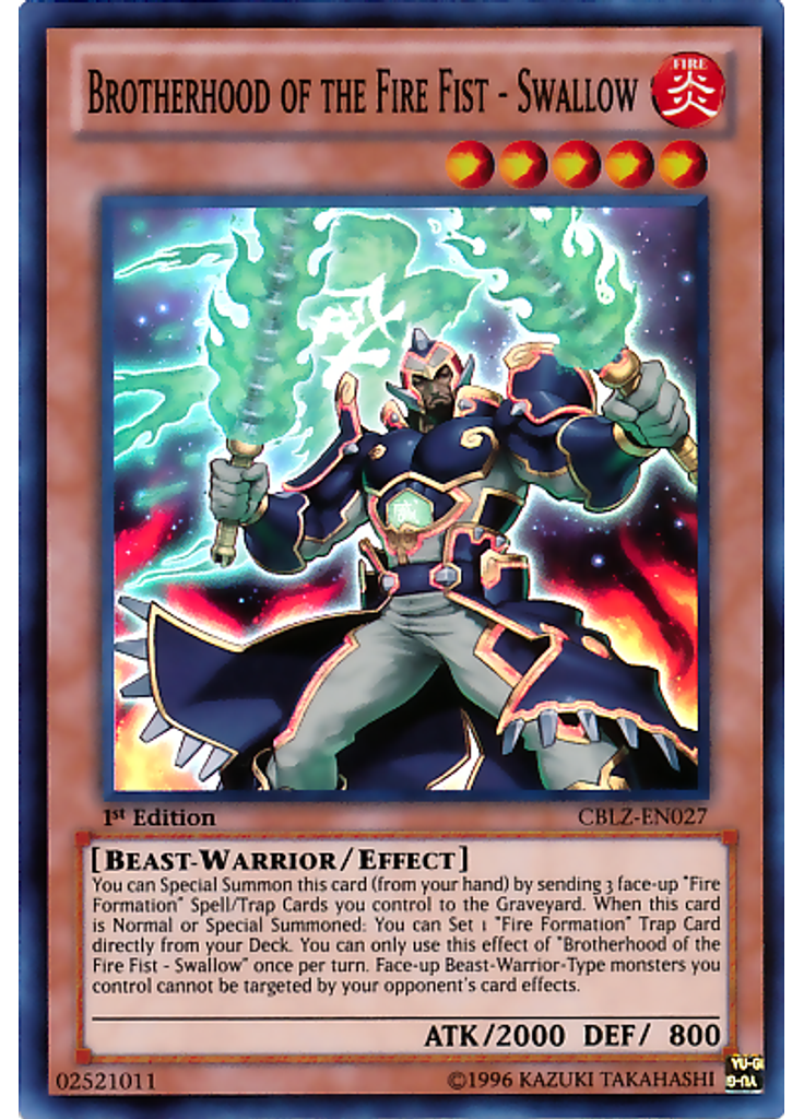 Brotherhood of the Fire Fist - Swallow