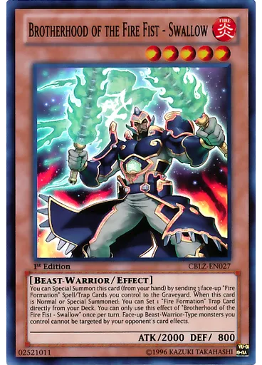 Brotherhood of the Fire Fist - Swallow