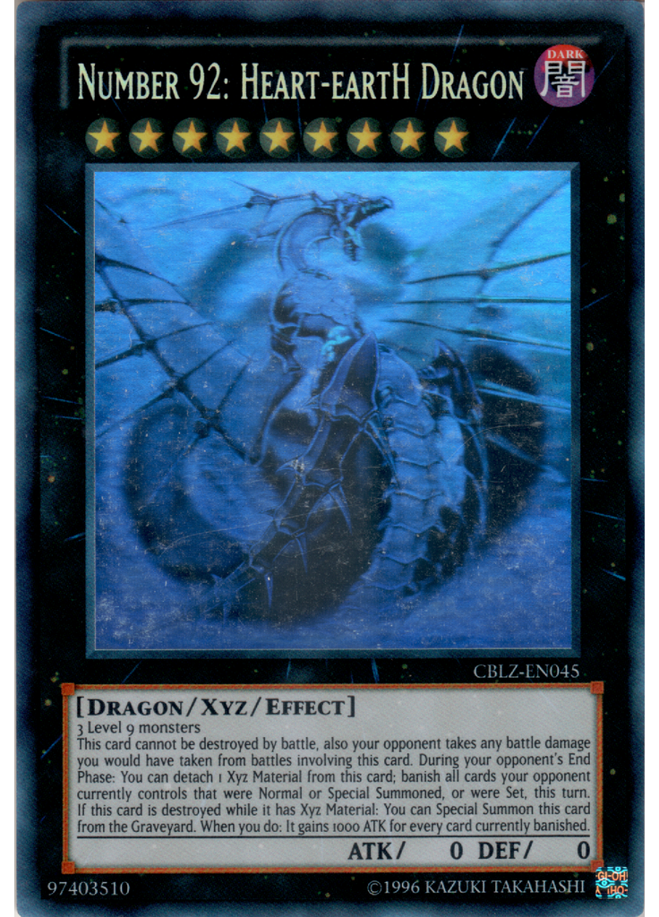 Number 92: Heart-eartH Dragon (Ghost Rare Unlimited)