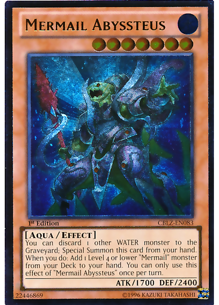 Mermail Abyssteus (Ultimate Rare 1st Edition)