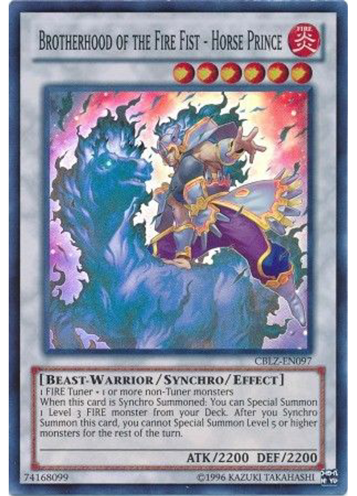 Brotherhood of the Fire Fist - Horse Prince (Super Rare Unlimited)