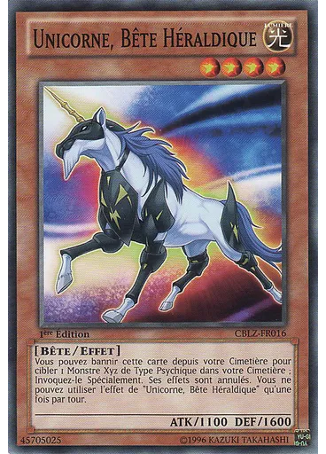 Unicorne, Bête Héraldique