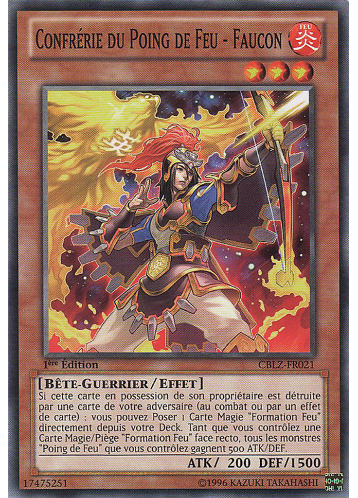 Confrérie du Poing de Feu - Faucon