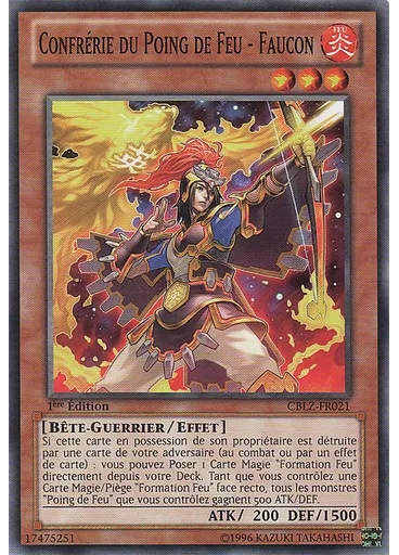 Confrérie du Poing de Feu - Faucon