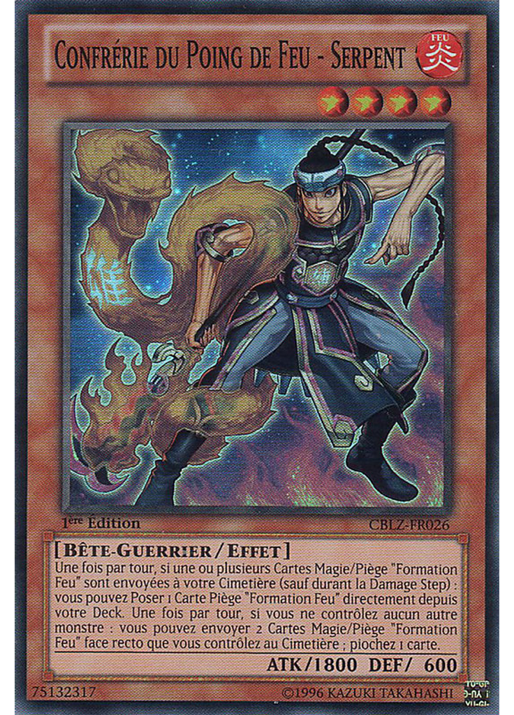 Confrérie du Poing de Feu - Serpent