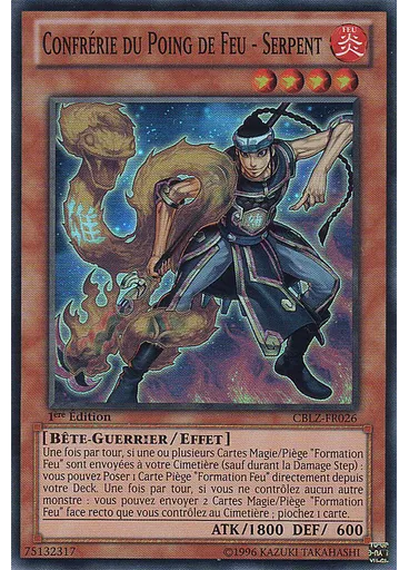Confrérie du Poing de Feu - Serpent