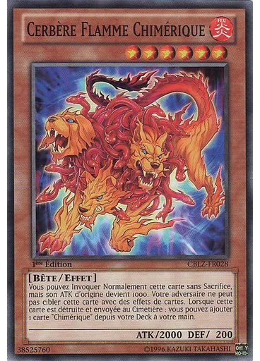 Cerbère Flamme Chimérique