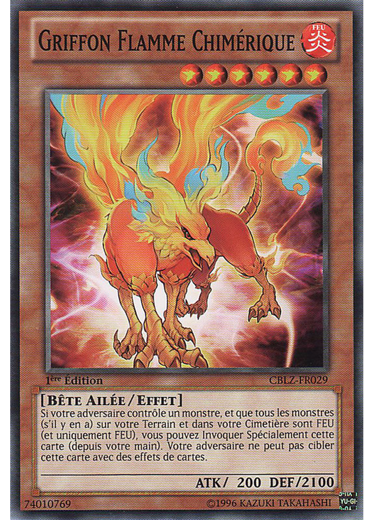Griffon Flamme Chimérique