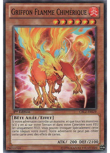 Griffon Flamme Chimérique
