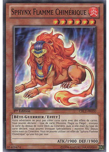 Sphynx Flamme Chimérique