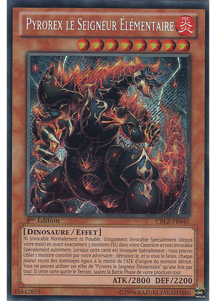 Pyrorex le Seigneur Élémentaire