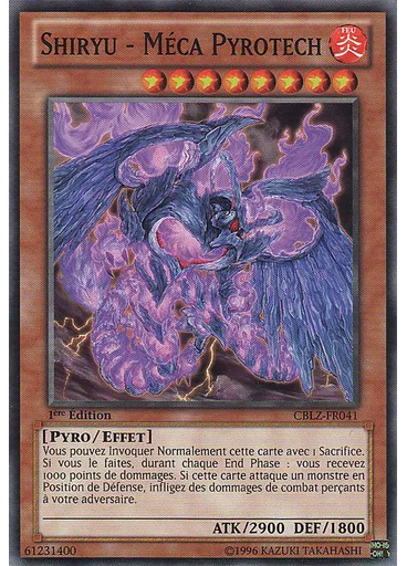 Shiryu - Méca Pyrotech