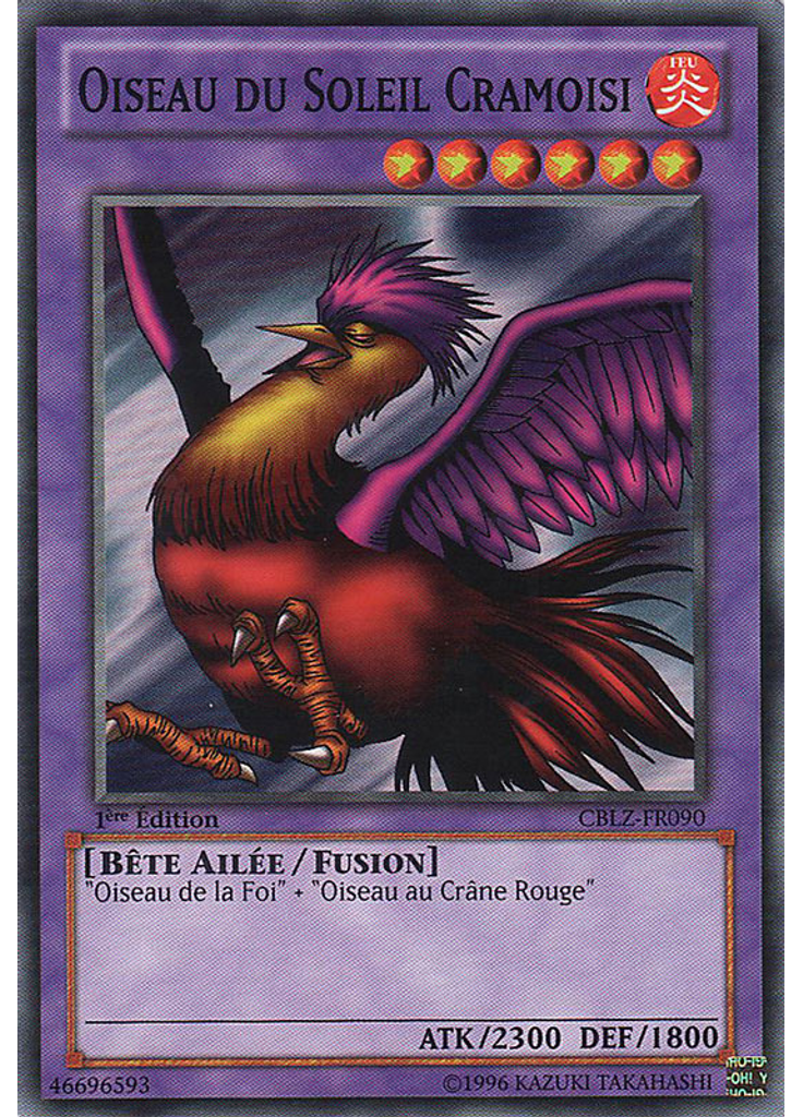 Oiseau du Soleil Cramoisi