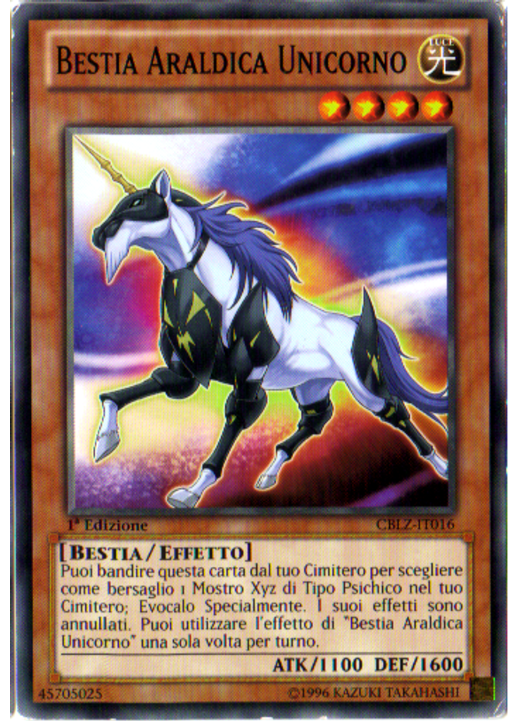 Bestia Araldica Unicorno