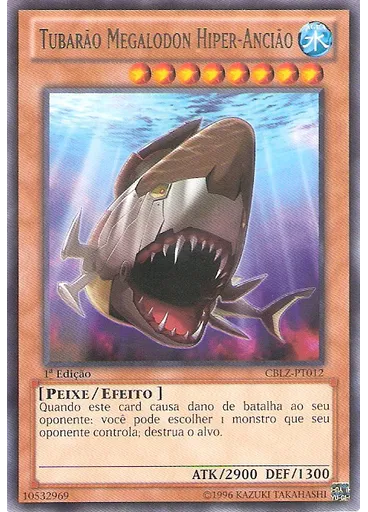 Tubarão Megalodon Hiper-Ancião