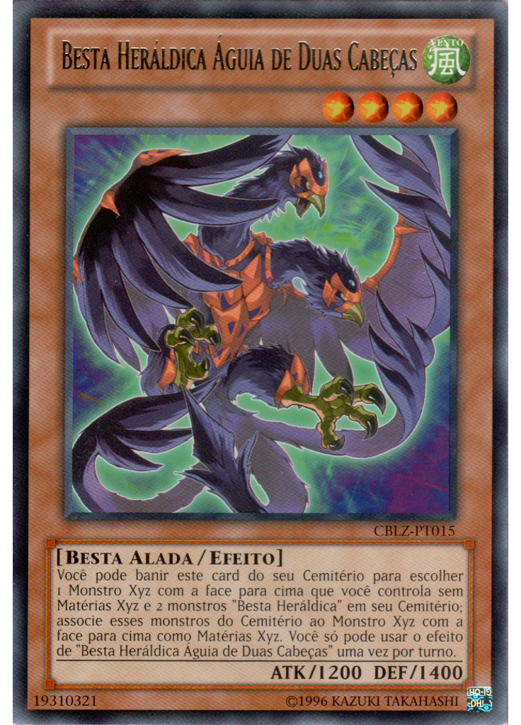 Besta Heráldica Águia de Duas Cabeças (Rare Unlimited)