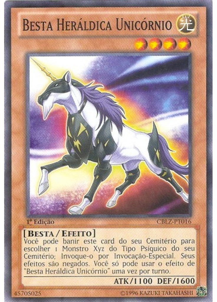 Besta Heráldica Unicórnio