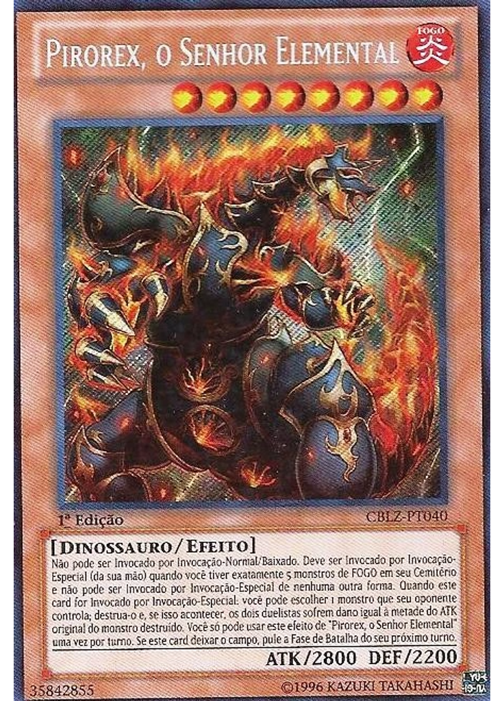 Pirorex, o Senhor Elemental