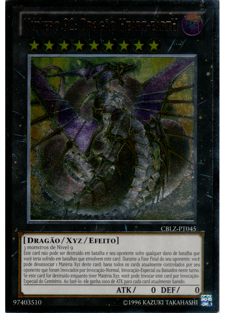 Número 92: Dragão Heart-eartH (Ultimate Rare Unlimited)