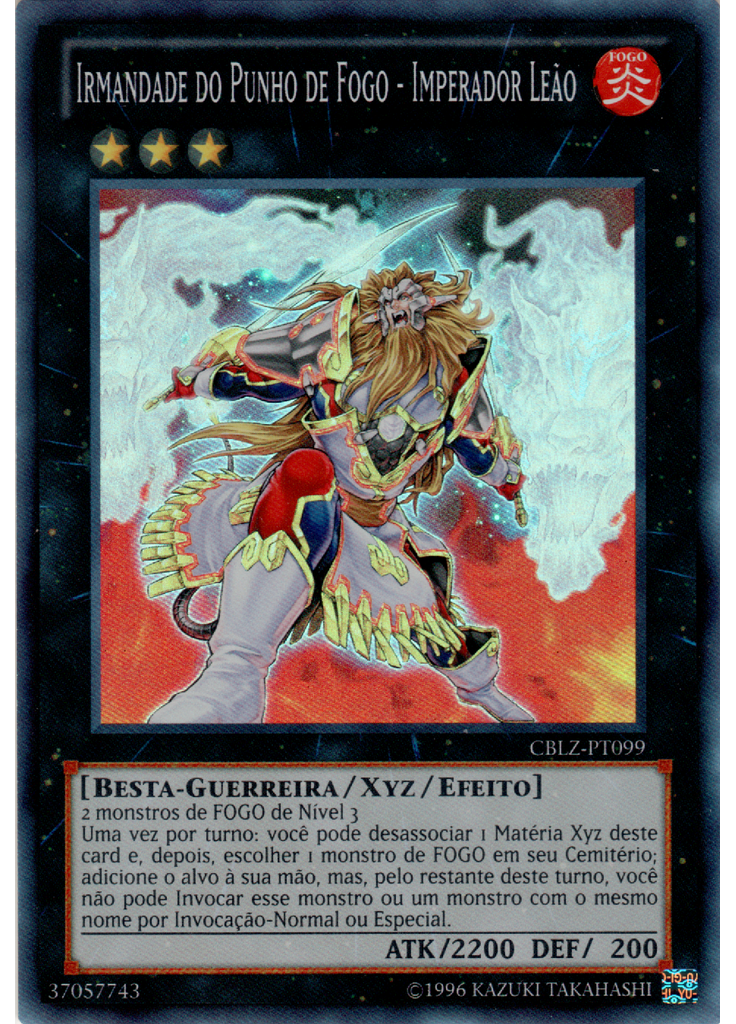 Irmandade do Punho de Fogo - Imperador Leão (Super Rare Unlimited)