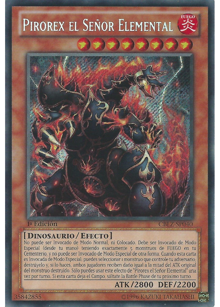 Pirorex el Señor Elemental