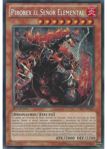Pirorex el Señor Elemental