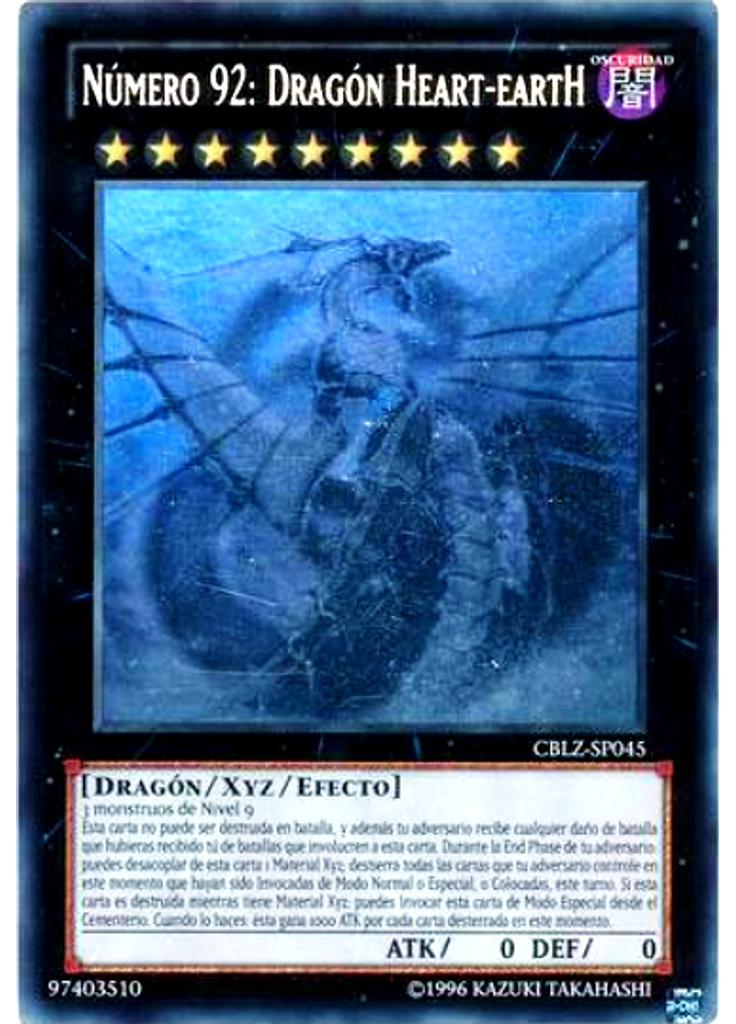 Número 92: Dragón Heart-eartH (Ghost Rare Unlimited)