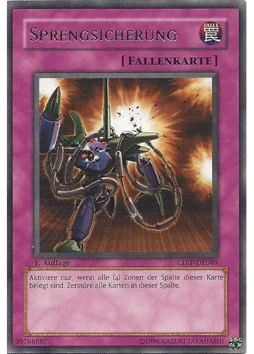 Sprengsicherung