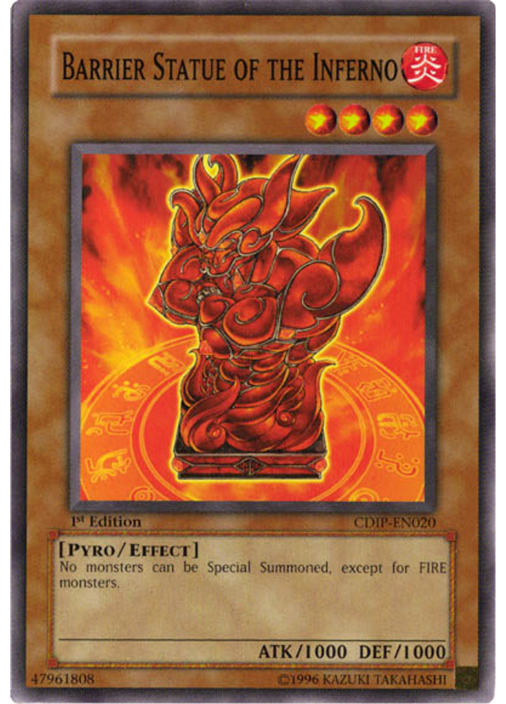 Barrier Statue of the Inferno