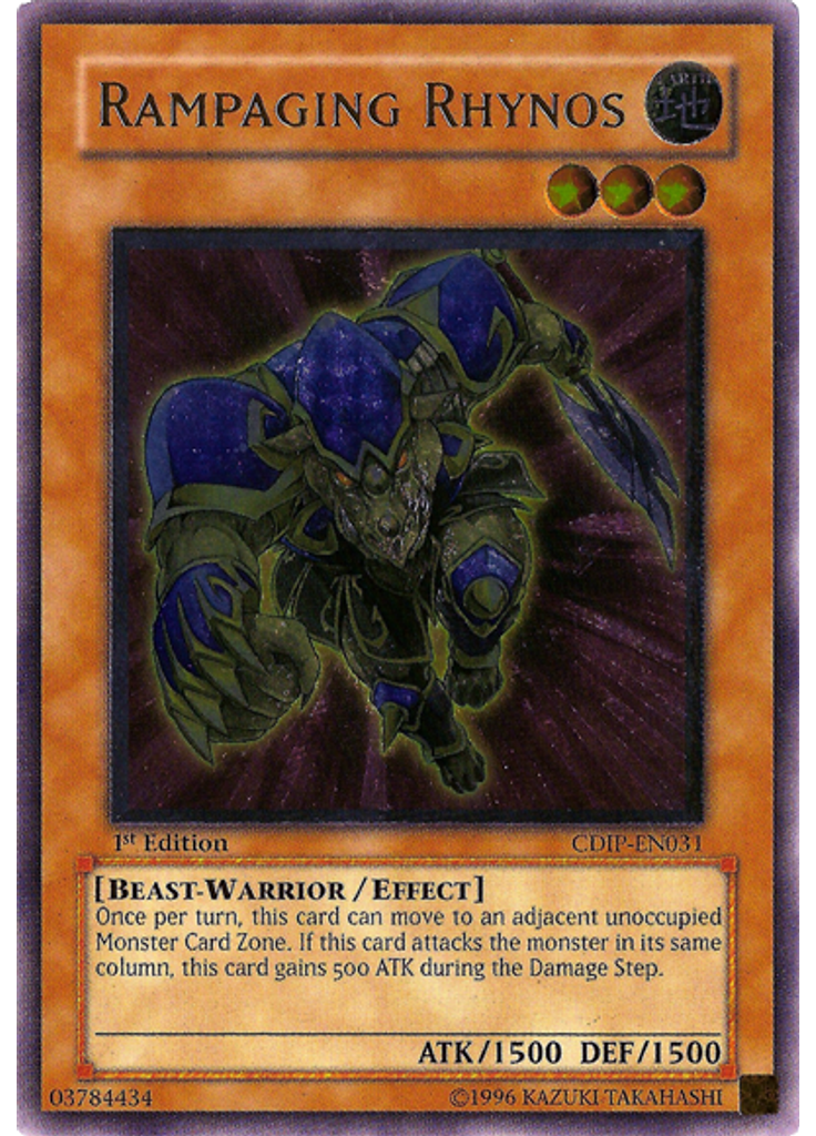Rampaging Rhynos (Ultimate Rare 1st Edition)