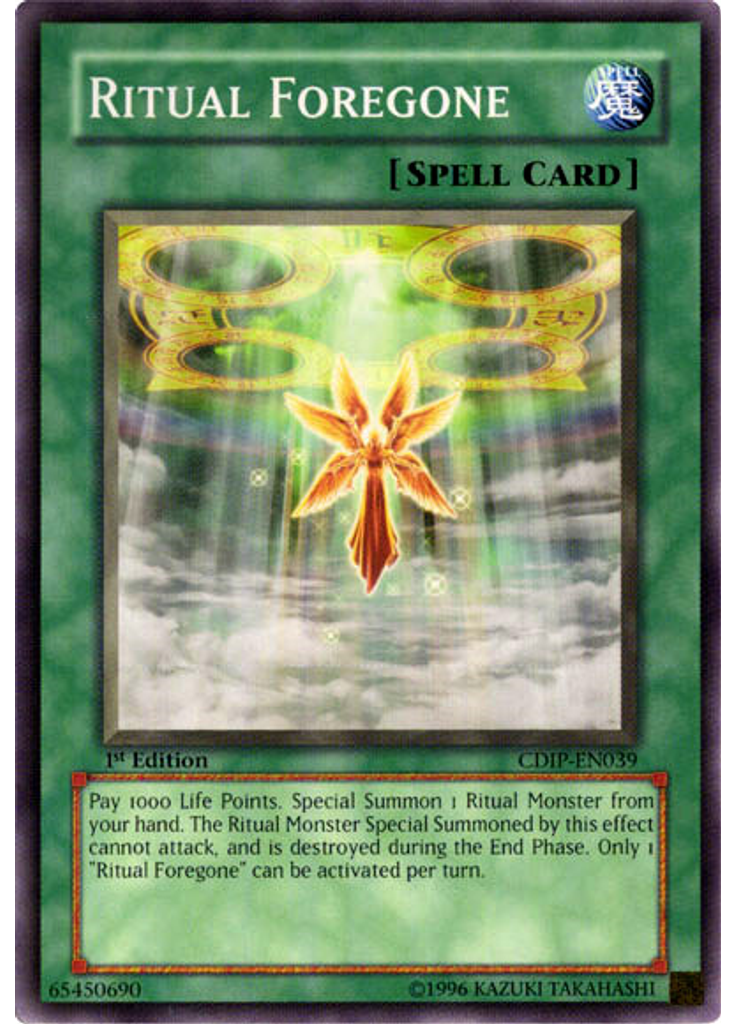 Ritual Foregone