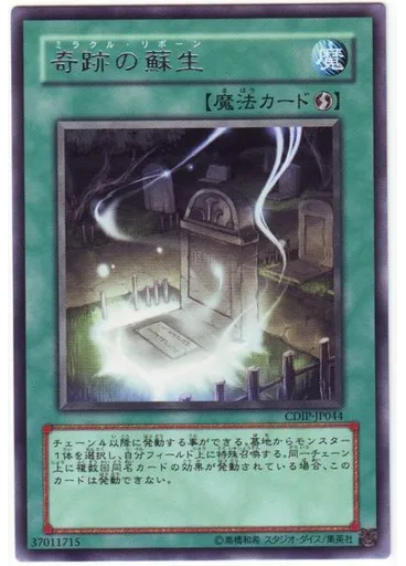 奇跡の蘇生