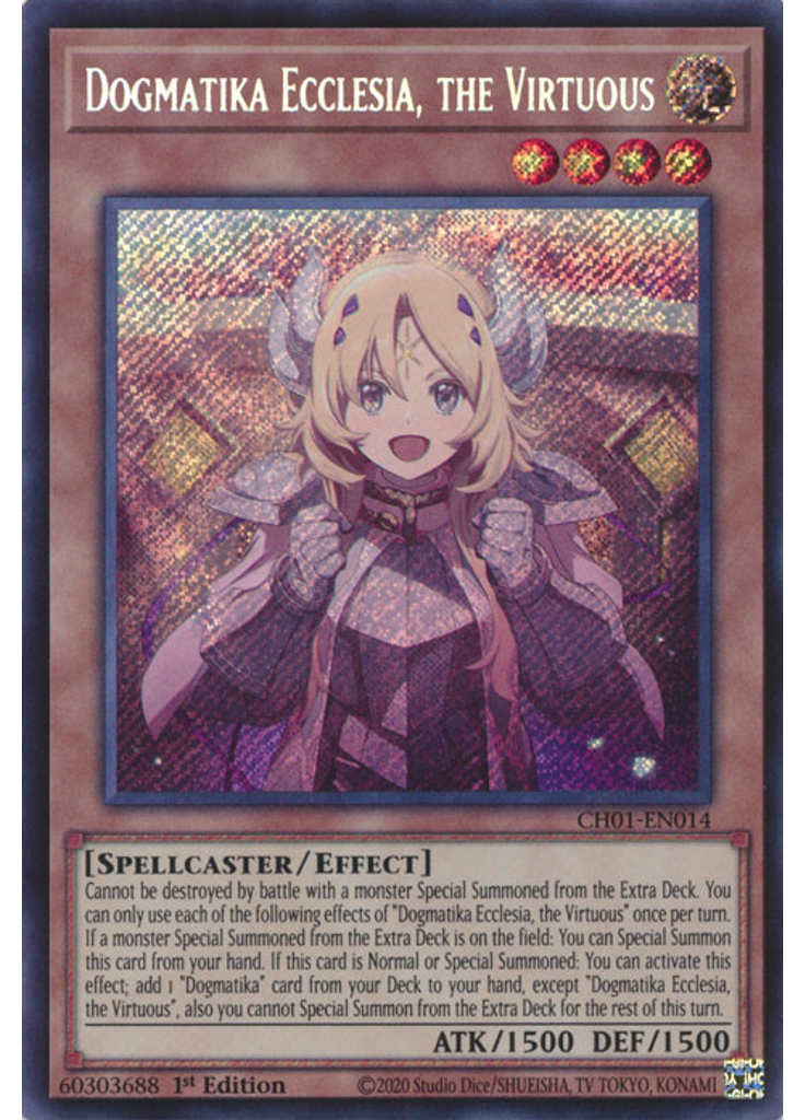 Dogmatika Ecclesia, the Virtuous (Secret Rare 1st Edition)