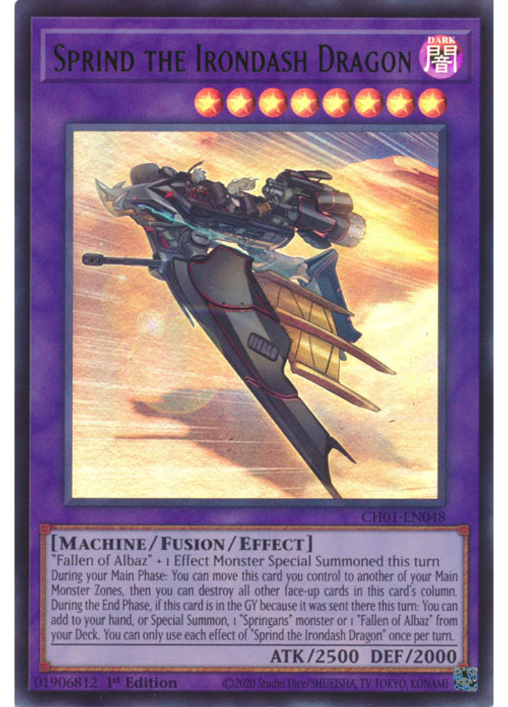 Sprind the Irondash Dragon