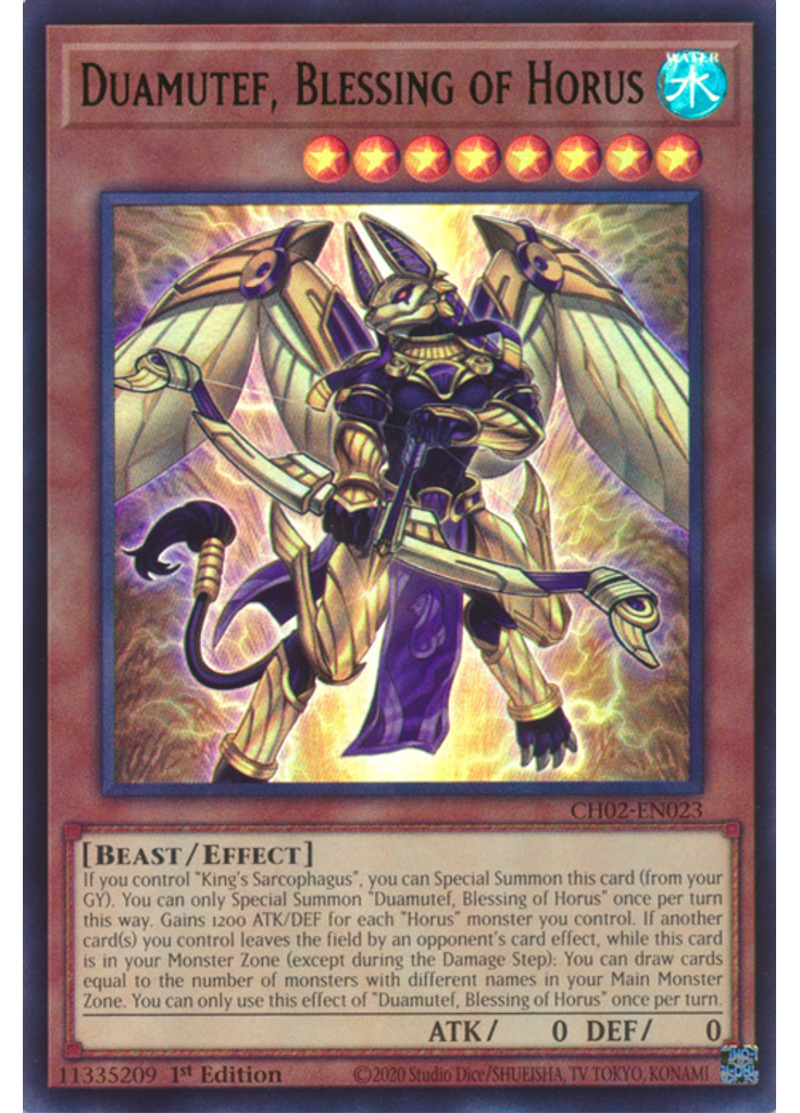 Duamutef, Blessing of Horus