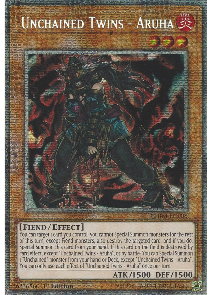 Unchained Twins - Aruha (Starlight Rare 1st Edition)