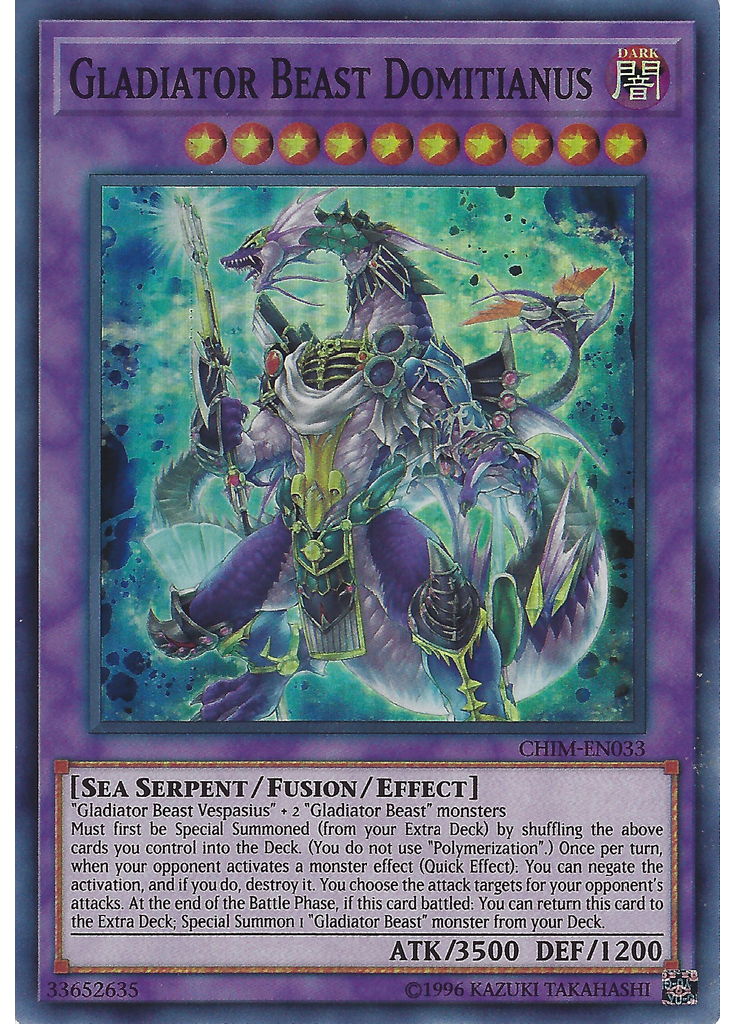 Gladiator Beast Domitianus (Super Rare Unlimited)