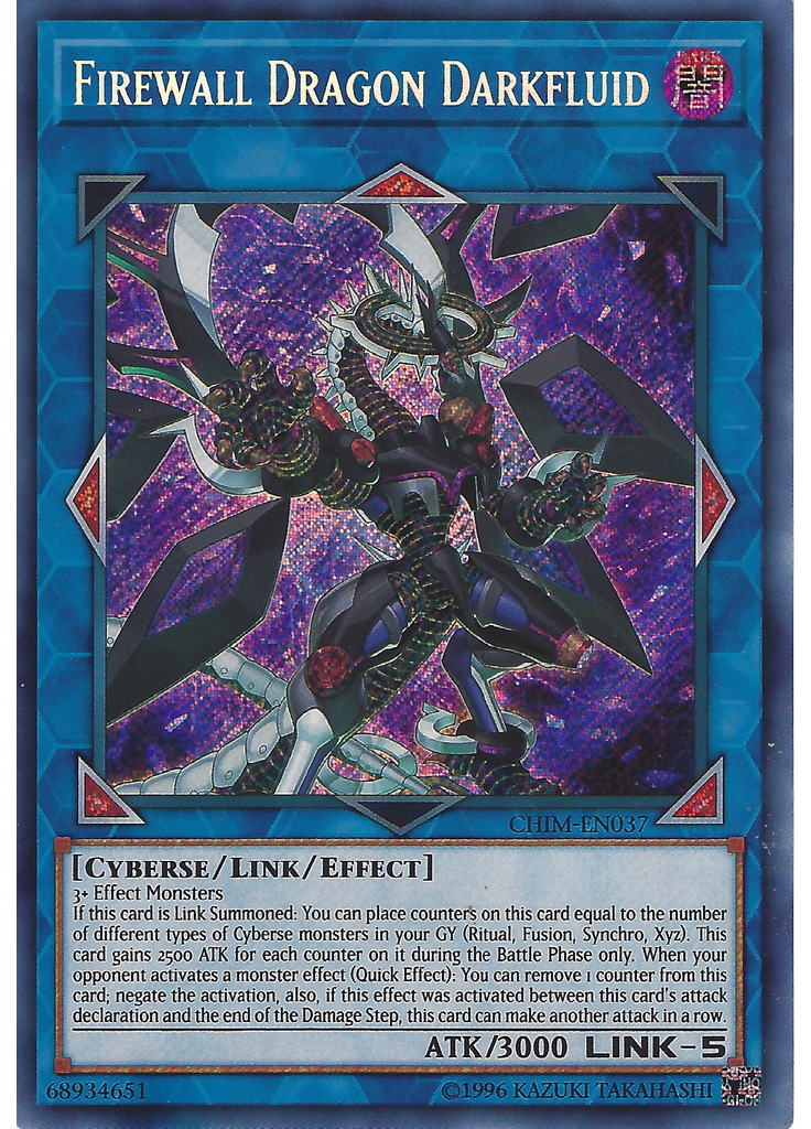 Firewall Dragon Darkfluid (Secret Rare Unlimited)