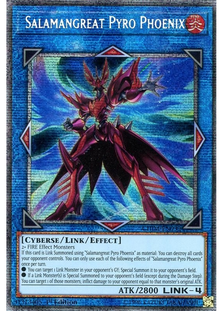 Salamangreat Pyro Phoenix (Starlight Rare 1st Edition)