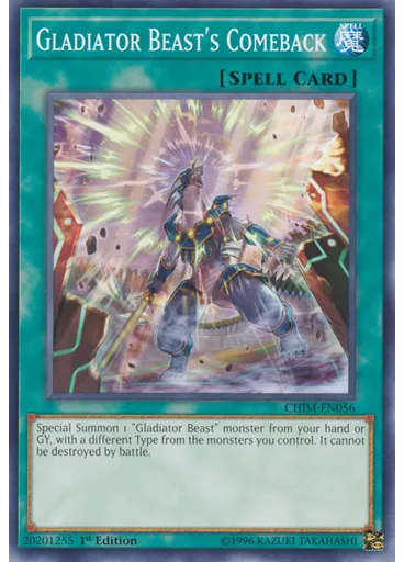 Gladiator Beast's Comeback
