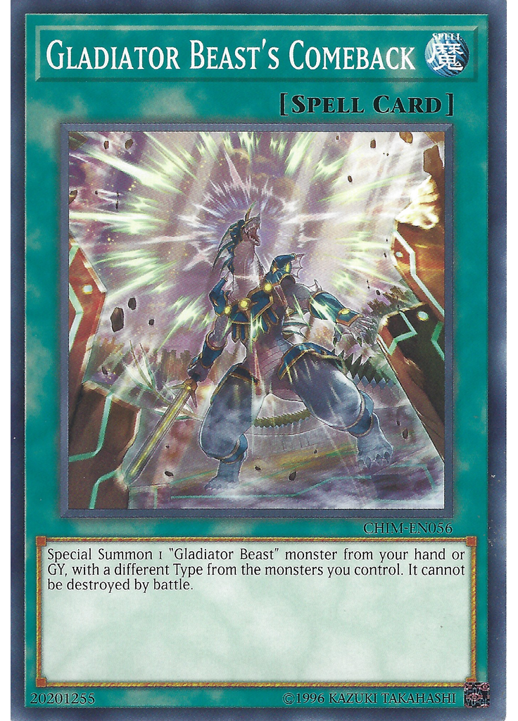 Gladiator Beast's Comeback (Common Unlimited)