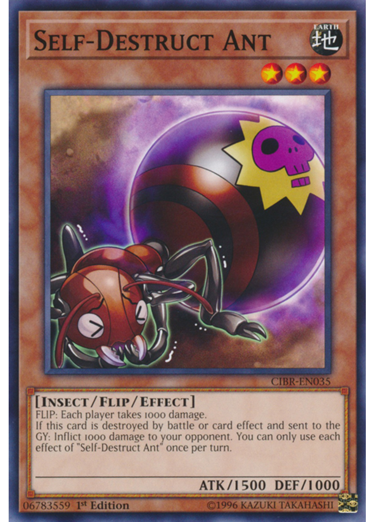Self-Destruct Ant
