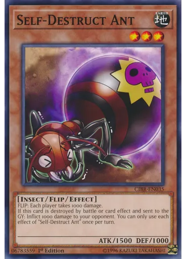 Self-Destruct Ant